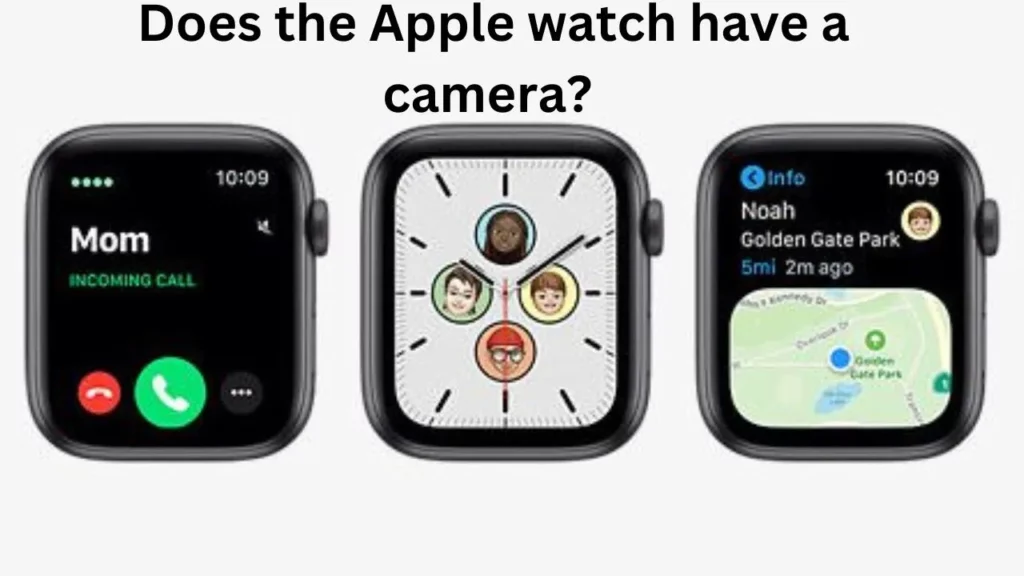 Does the Apple watch have a camera?