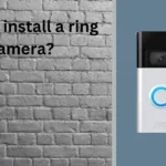 How to install a ring camera?