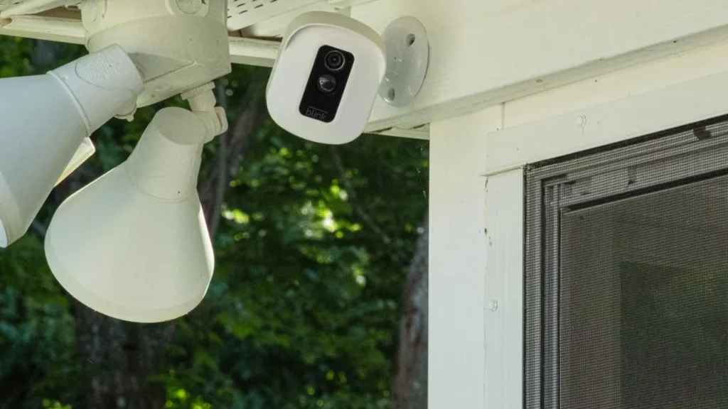 Can a tenant install a security camera outside?