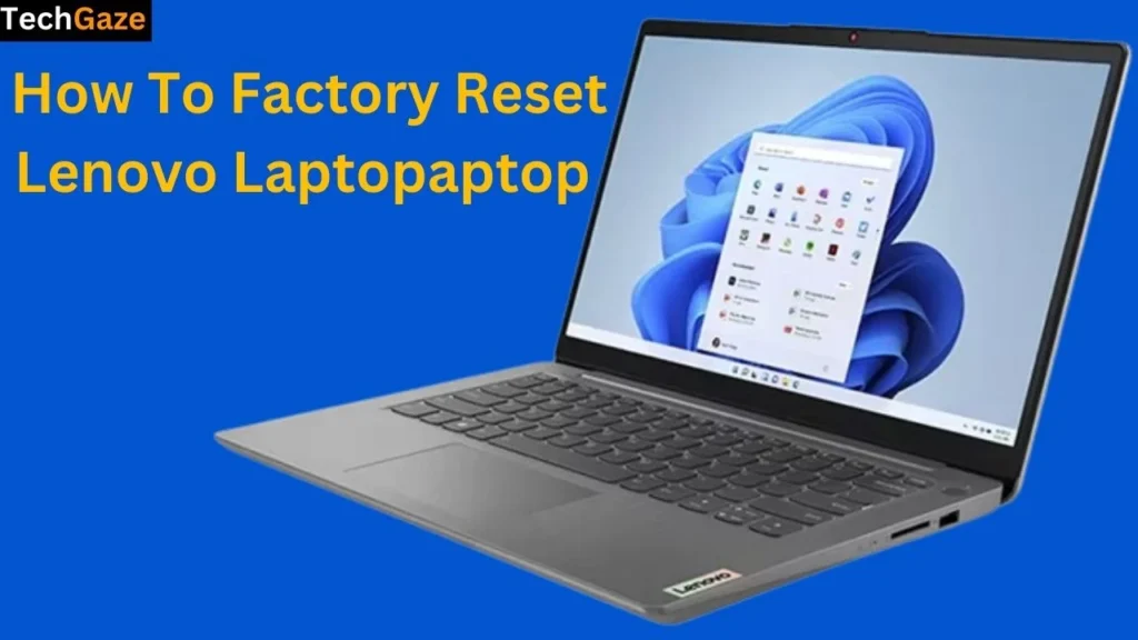 How to factory reset Lenovo laptop